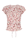 Isabel Marant Étoile Marant Étoile Woman Top Ivory Size 8 Viscose, Elastane In Multi