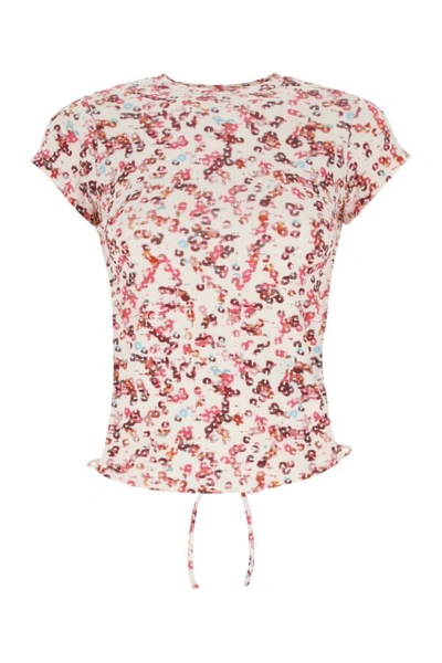 Isabel Marant Étoile Marant Étoile Woman Top Ivory Size 8 Viscose, Elastane In Multi