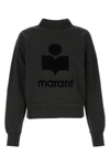 ISABEL MARANT ÉTOILE ISABEL MARANT ETOILE WOMAN SLATE COTTON MOBY SWEATSHIRT