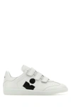 Isabel Marant Étoile Isabel Marant Etoile White Leather Logo Classic Sn Sneakers In White
