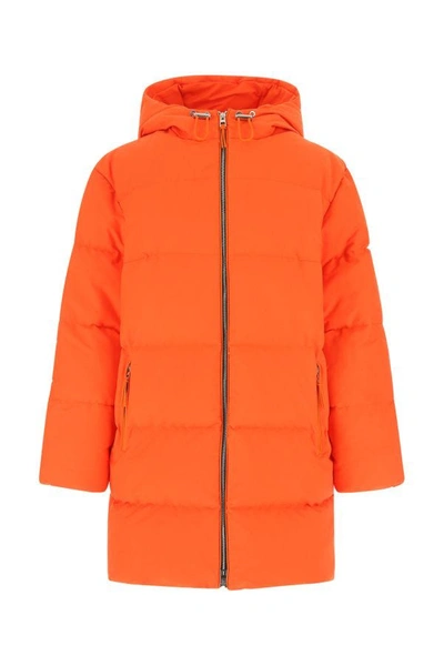 Loewe Woman Orange Cotton Down Jacket