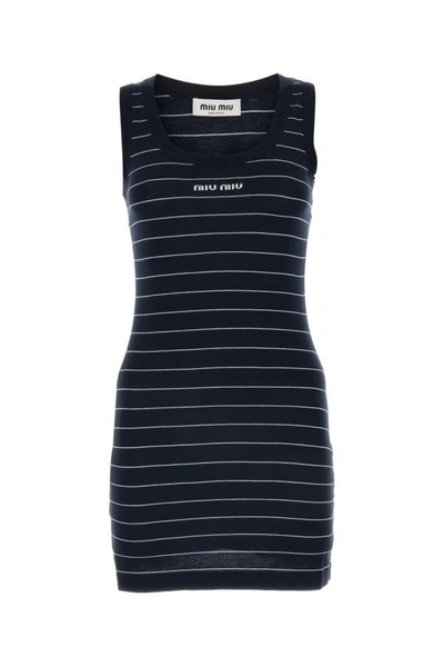 Miu Miu Dress In Blue