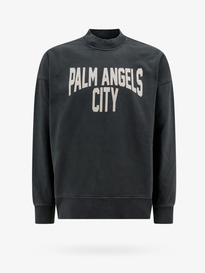 PALM ANGELS PALM ANGELS MAN SWEATSHIRT MAN GREY SWEATSHIRTS