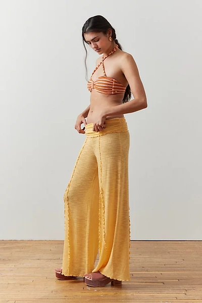 Out From Under Belle Flare Pant In Light Orange, Women's At Urban Outfitters
