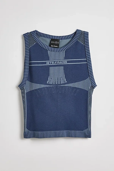 Iets Frans . … Seamless Tank Top In Blue At Urban Outfitters