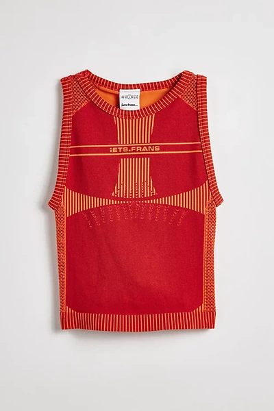 IETS FRANS IETS FRANS. IETS FRANS… SEAMLESS TANK TOP IN RED AT URBAN OUTFITTERS