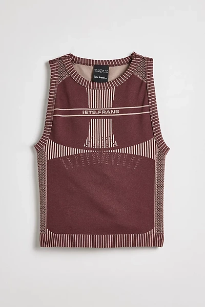 Iets Frans . … Seamless Crop Tank Top In Brown At Urban Outfitters In Brown