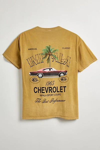 Urban Outfitters Chevy Impala 1965 Tee In Honey, Men's At