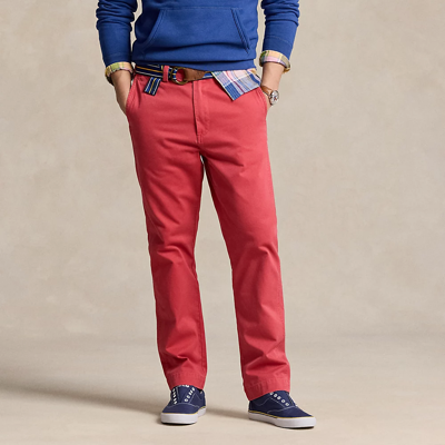 Ralph Lauren Salinger Straight Fit Chino Pant In Nantucket Red