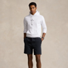 Ralph Lauren 6.5-inch Loopback Fleece Short In Faded Black Canvas