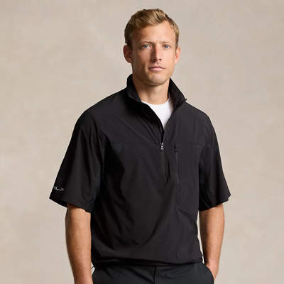 Rlx Golf Packable Water-repellent Pullover In Polo Black