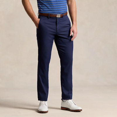 Rlx Golf Tailored Fit Performance Twill Pant In Refined Navy