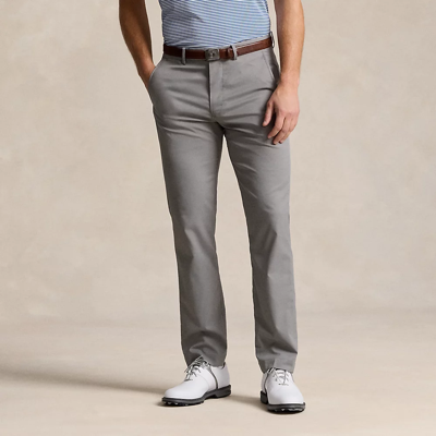 Rlx Golf Tailored Fit Performance Twill Pant In Perfect Grey