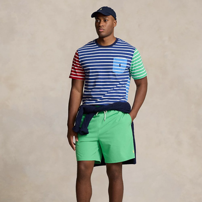 Polo Ralph Lauren Traveler Stretch Classic Swim Trunk In Classic Kelly