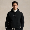 Polo Ralph Lauren Logo Double-knit Hoodie In Polo Black