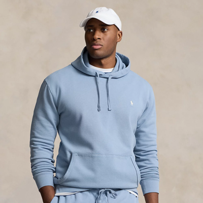 Polo Ralph Lauren Loopback Fleece Hoodie In Channel Blue