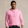 Rlx Golf Washable Cashmere Hooded Sweater In Pink Flamingo