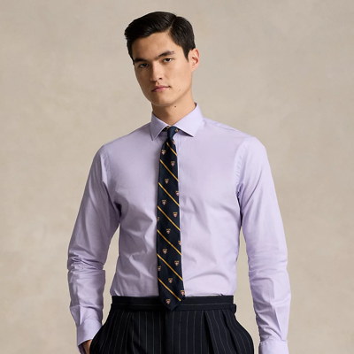 Polo Ralph Lauren Custom Fit Poplin Shirt In Lavender