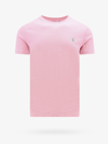 Polo Ralph Lauren Logo-embroidered Cotton-jersey T-shirt In Pink