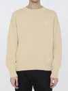 Ami Alexandre Mattiussi Ami Paris Sweaters In Ivory
