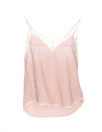 Zadig &amp; Voltaire Christy Jac Wings Tank Top In Pink