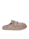 MONCLER BELL BEIGE MULES