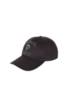 Alexander Mcqueen Cotton Twill Cap With Embroidery In Black