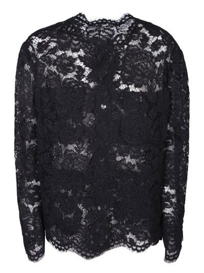 Dolce & Gabbana Single-breasted Black Jacket