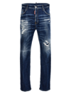 Dsquared2 Blu Mid-waist Jeans In Blue