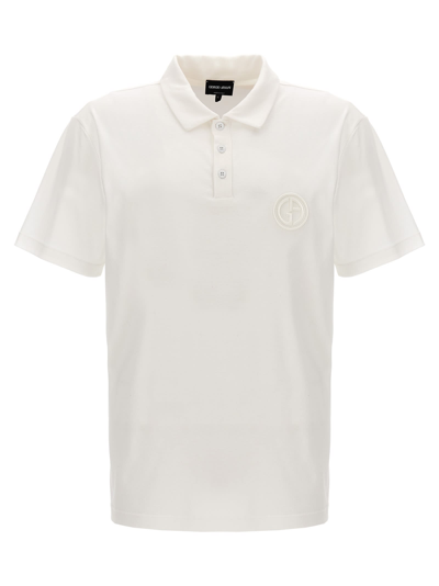 GIORGIO ARMANI LOGO EMBROIDERY POLO SHIRT