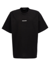 Dsquared2 Dsquared Man Black Cotton T-shirt In Black