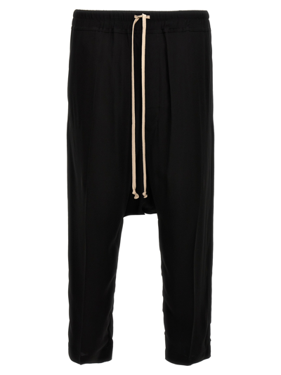 RICK OWENS LIDO DRAWSTRING CROPPED PANTS