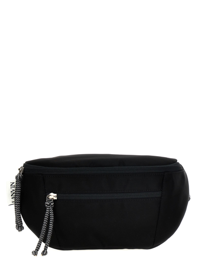 Lanvin Curb Fanny Pack In Black