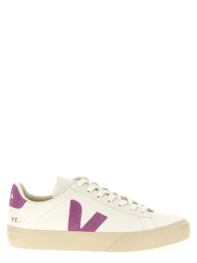 Veja Campo Sneakers In Extra-white_mulberry