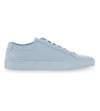 Common Projects Original Achilles Leather Low-top Trainers In Light Blue