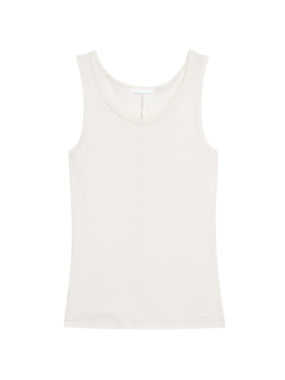 Helmut Lang Men's Ribbed Tank Top In Ivory