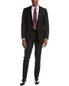 Canali 2pc Wool Suit In Blue