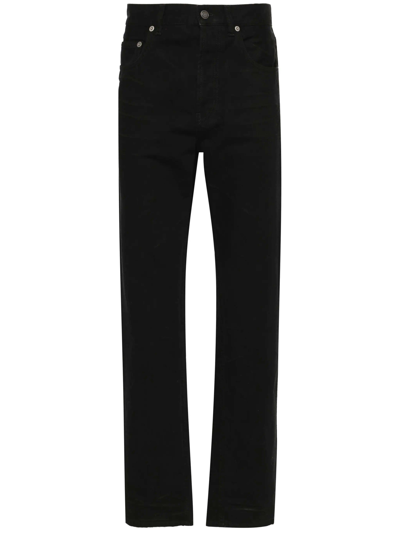 Saint Laurent Denim Jeans In Black