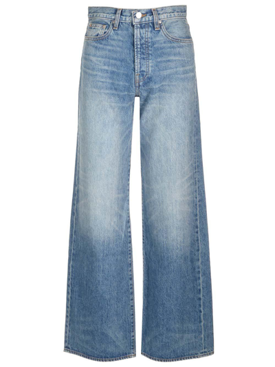 Amiri Loose Fit Jeans In Blue