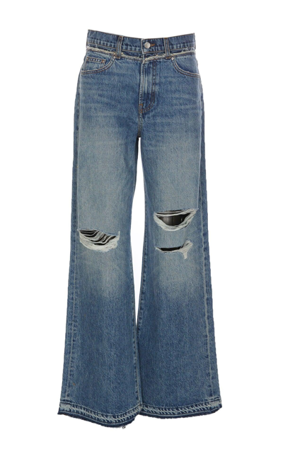 Amiri Jeans  Woman In Blue