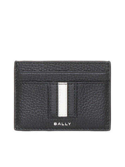 Bally Wallet In Black+palladio
