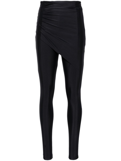 Gauge81 Zoe Draped Skinny Trousers In Black