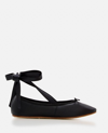 Repetto Sophia Ballet Flats With Satin Ribbons Shoes In Black