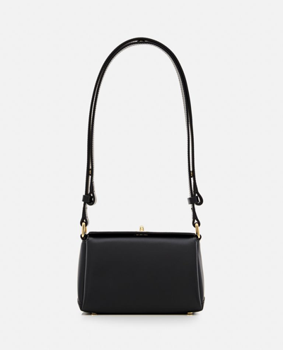 Plan C Large Faux-leather Shoulder Bag In Black