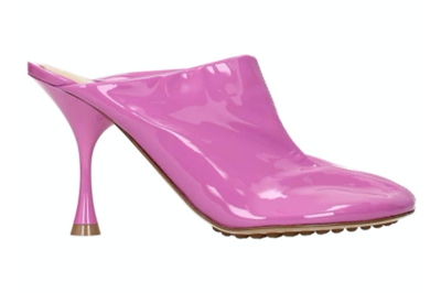 Pre-owned Bottega Veneta Patent Leather Sandal Pink (women's)