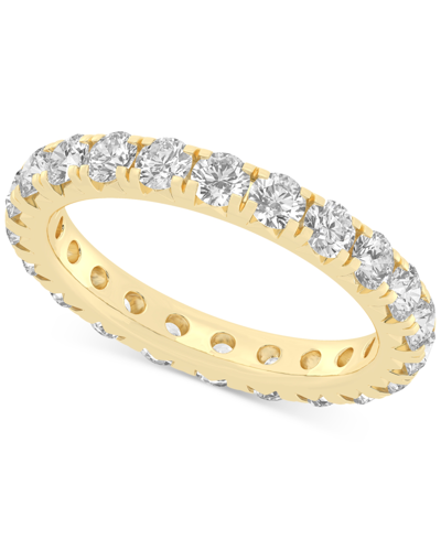 Macy's Diamond Eternity Band (2 Ct. T.w.) In 14k Gold (also In Platinum) In Yellow Gold