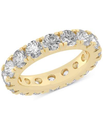 Macy's Diamond Eternity Band (5 Ct. T.w.) In 14k Gold (also In Platinum) In Yellow Gold