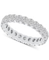 Macy's Diamond Oval-cut Eternity Band (2 Ct. T.w.) In 14k Gold (also In Platinum) In White Gold