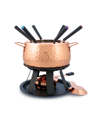 SWISSMAR BIEL 11 PIECE HAMMERED COPPER FONDUE SET