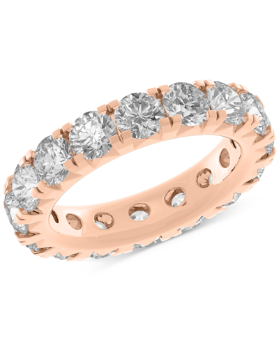 Macy's Diamond Eternity Band (5 Ct. T.w.) In 14k Gold (also In Platinum) In Rose Gold
